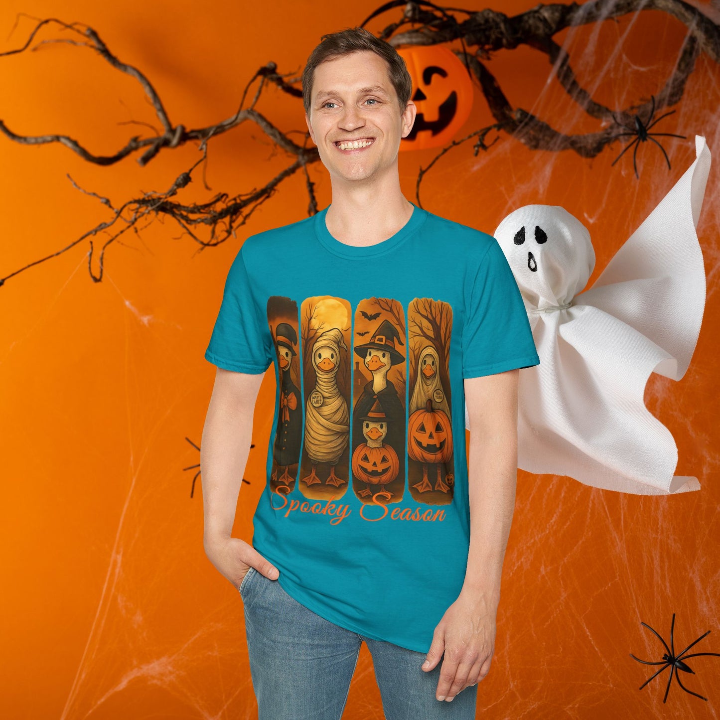 Spooky Season Unisex T-Shirt, Halloween Tee, Autumn Fashion, Fall Apparel, Casual Wear, Trick or Treat Shirt