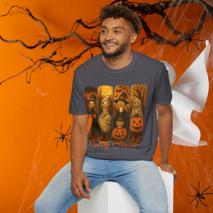 Spooky Season Unisex T-Shirt, Halloween Tee, Autumn Fashion, Fall Apparel, Casual Wear, Trick or Treat Shirt
