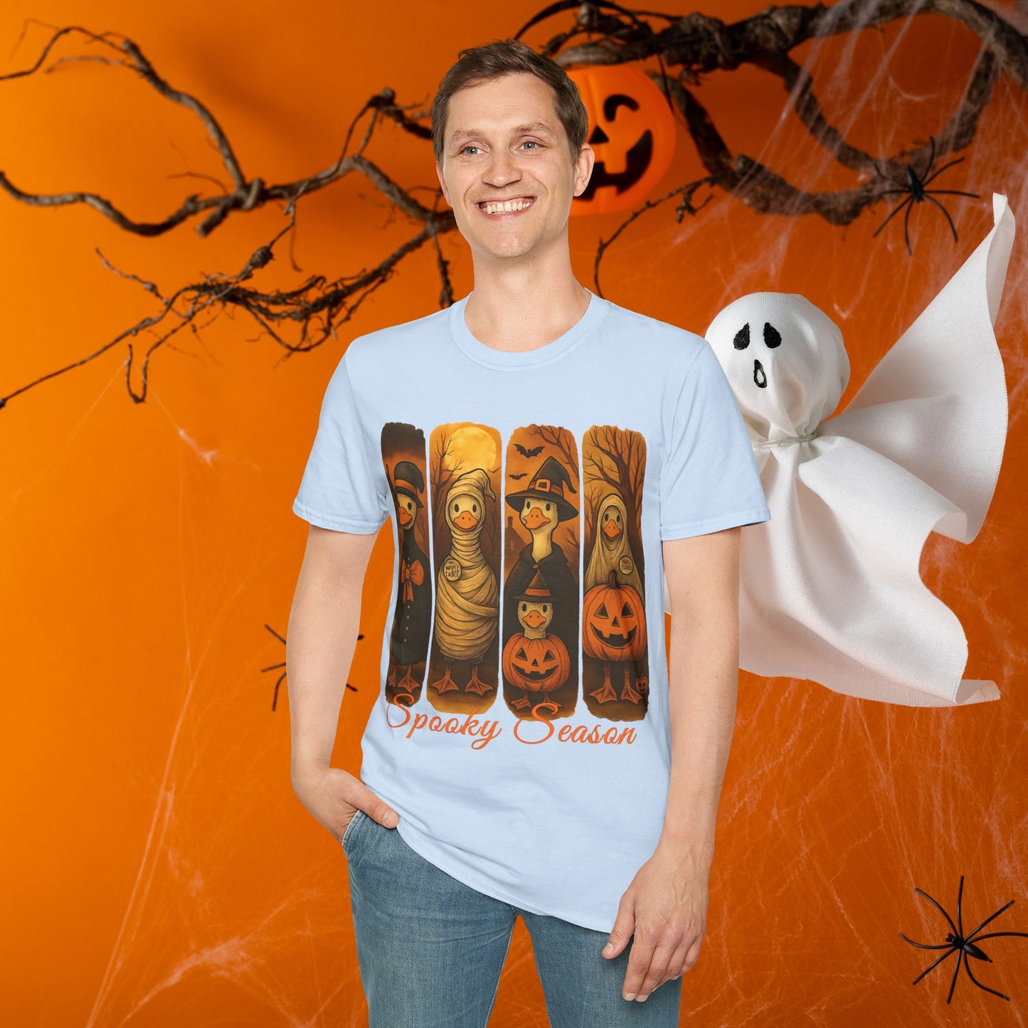 Spooky Season Unisex T-Shirt, Halloween Tee, Autumn Fashion, Fall Apparel, Casual Wear, Trick or Treat Shirt