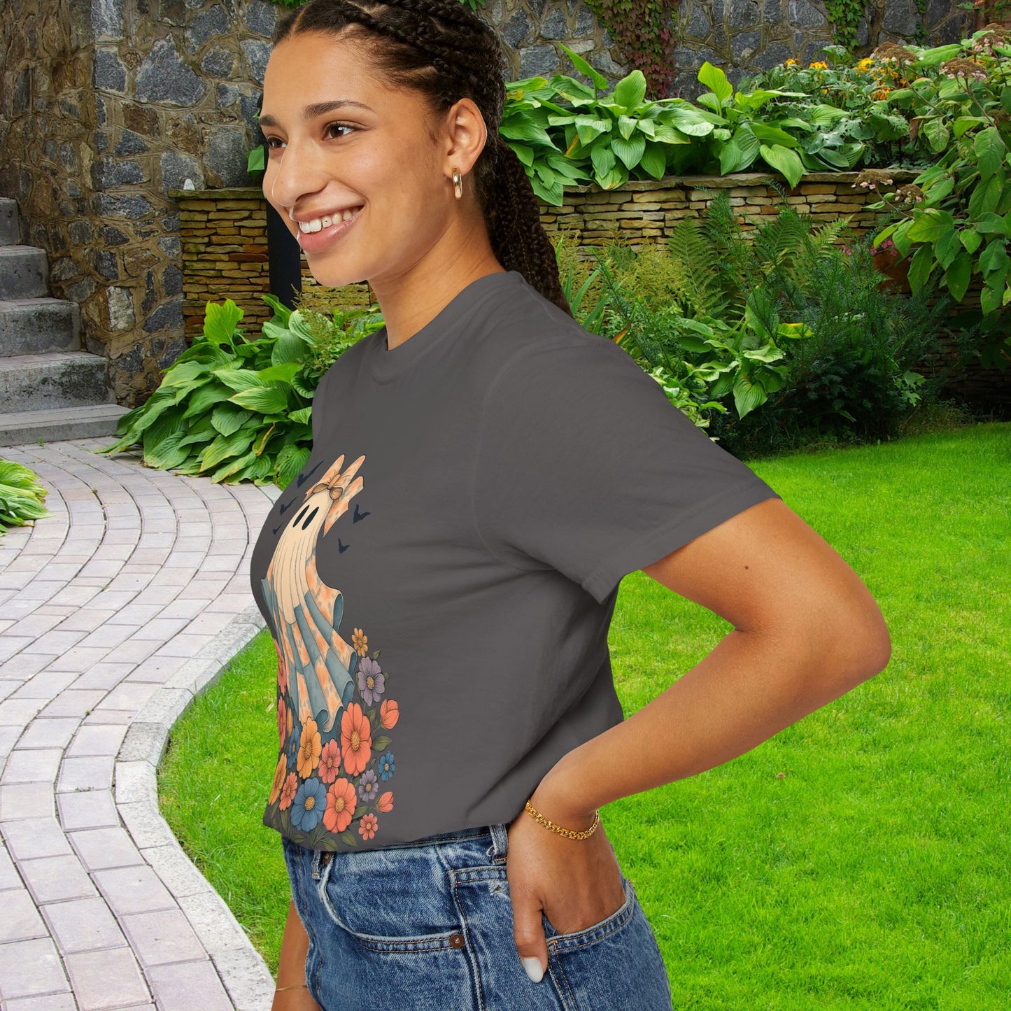 Spooky Ghost Graphic Tee | Unisex Halloween Costume Shirt