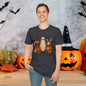 Halloween-Themed Unisex T-Shirt, Boo-tiful Nights Magical Frights Tee, Ghost & Pumpkin Shirt, Spooky Season Fashion