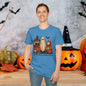 Halloween-Themed Unisex T-Shirt, Boo-tiful Nights Magical Frights Tee, Ghost & Pumpkin Shirt, Spooky Season Fashion