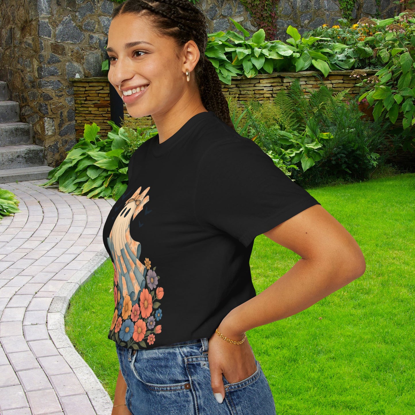 Spooky Ghost Graphic Tee | Unisex Halloween Costume Shirt