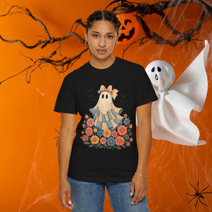 Spooky Ghost Graphic Tee | Unisex Halloween Costume Shirt